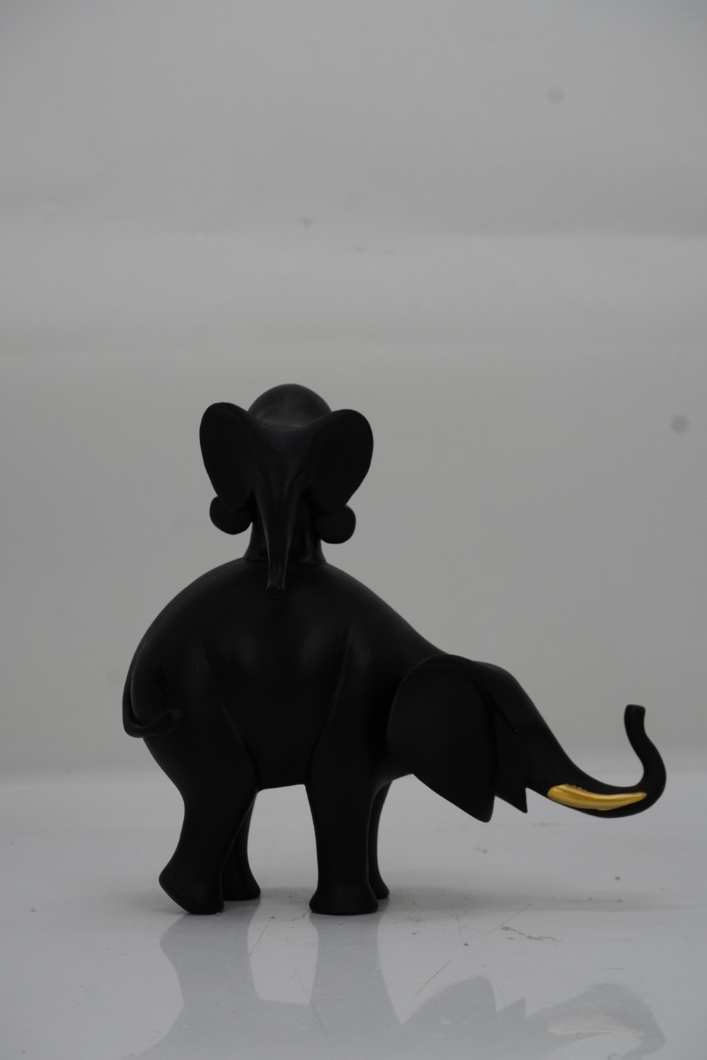 FIGURA ELEFANTE MONTADO NEGRO - Imagen 6