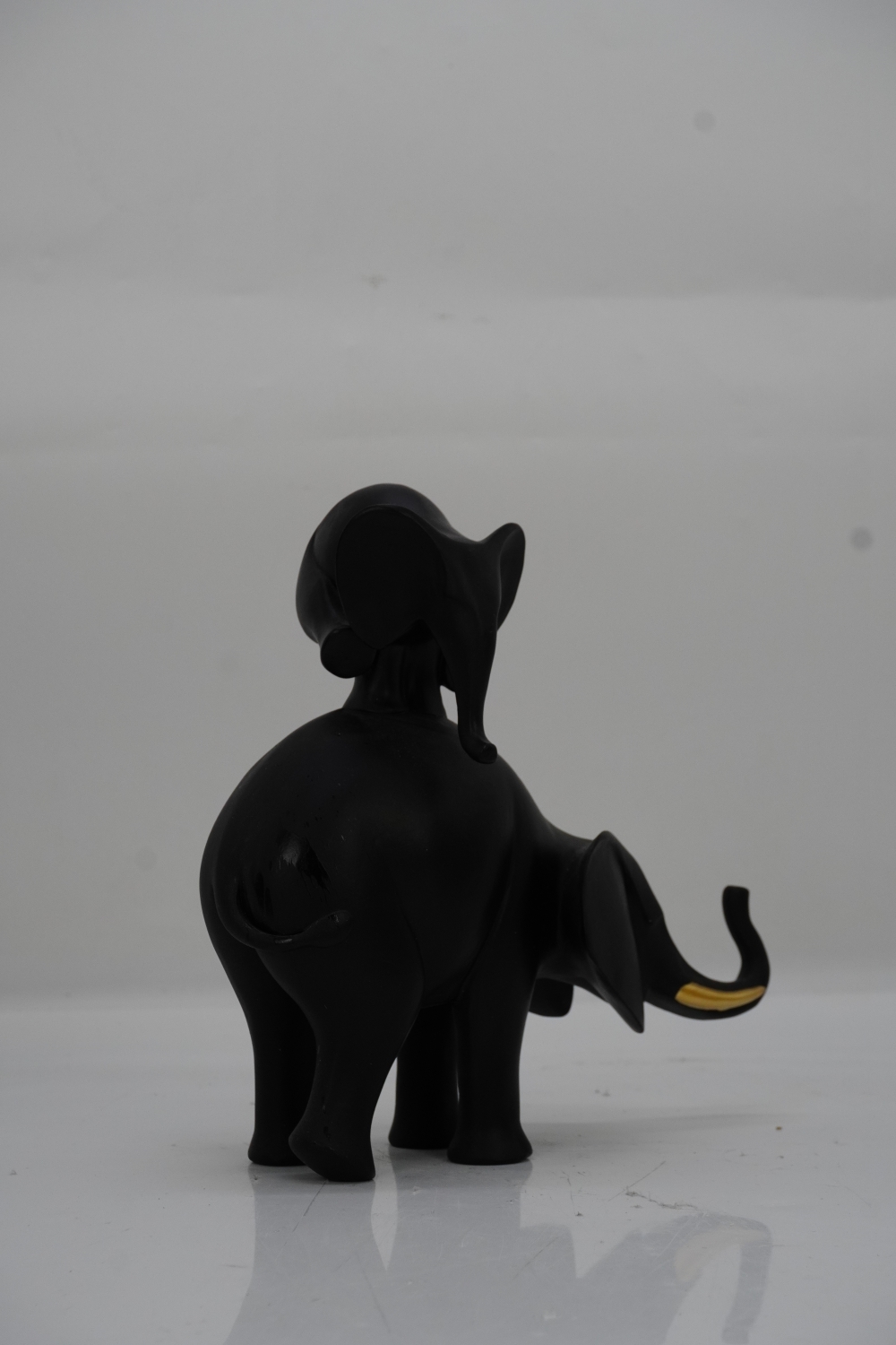 FIGURA ELEFANTE MONTADO NEGRO - Imagen 3