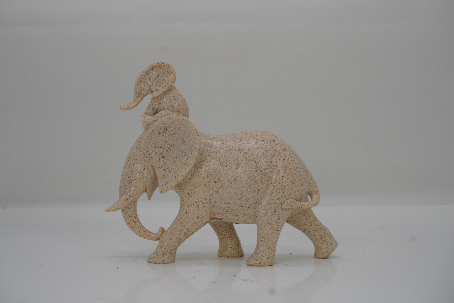 FIGURA ELEFANTE MONTADO BLANCO - Imagen 3