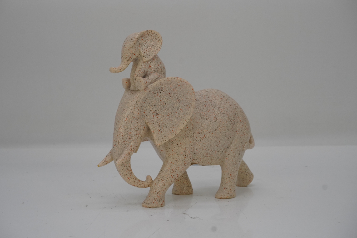 FIGURA ELEFANTE MONTADO BLANCO - Imagen 4
