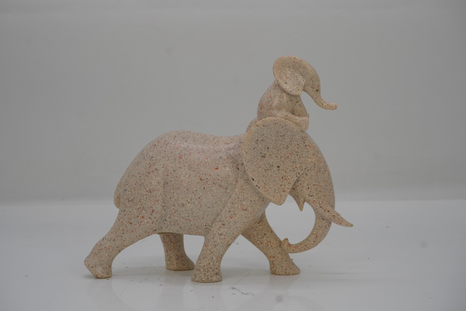FIGURA ELEFANTE MONTADO BLANCO - Imagen 5