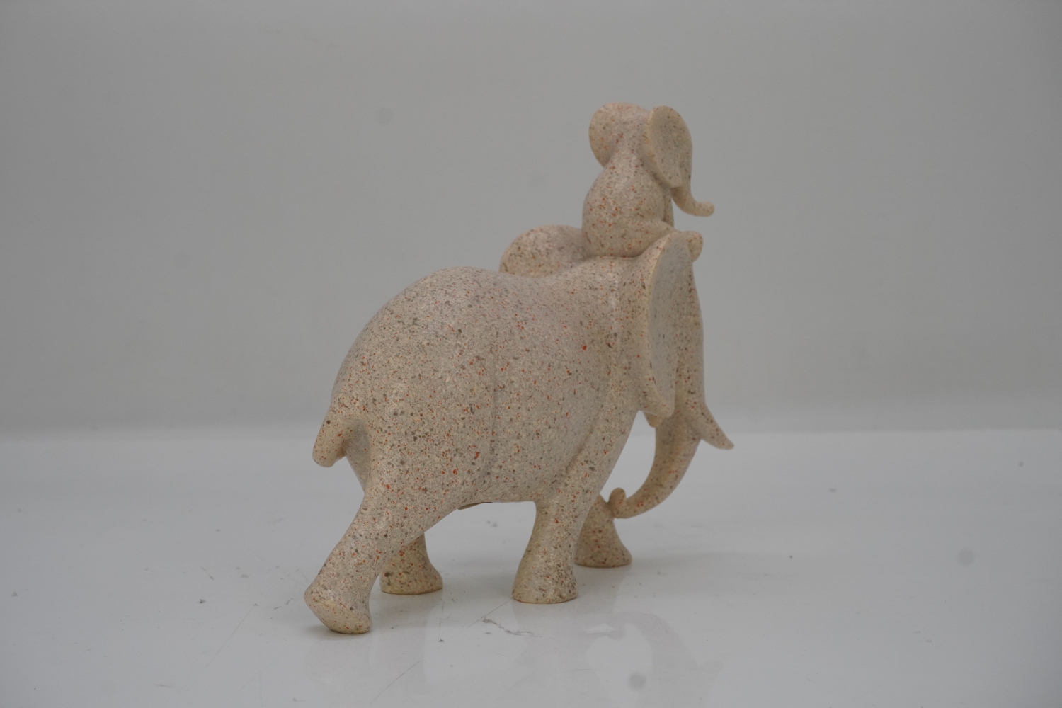 FIGURA ELEFANTE MONTADO BLANCO - Imagen 6