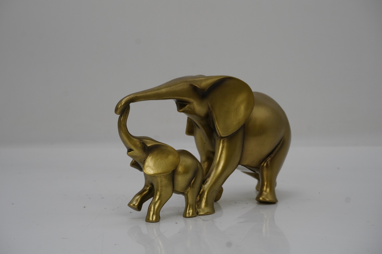 FIGURA ELEFANTES DORADOS - Imagen 6