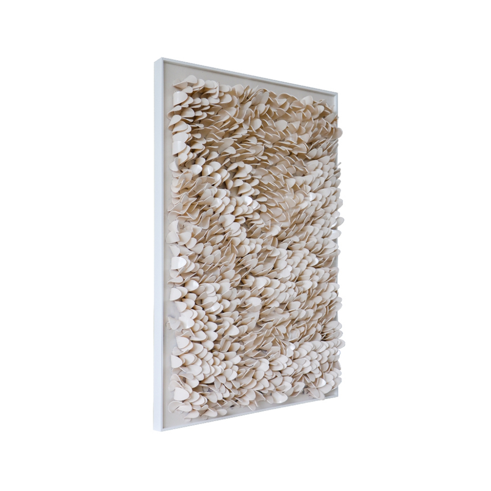 CUADRO 3D TEXTURAS BEIGE - Imagen 3