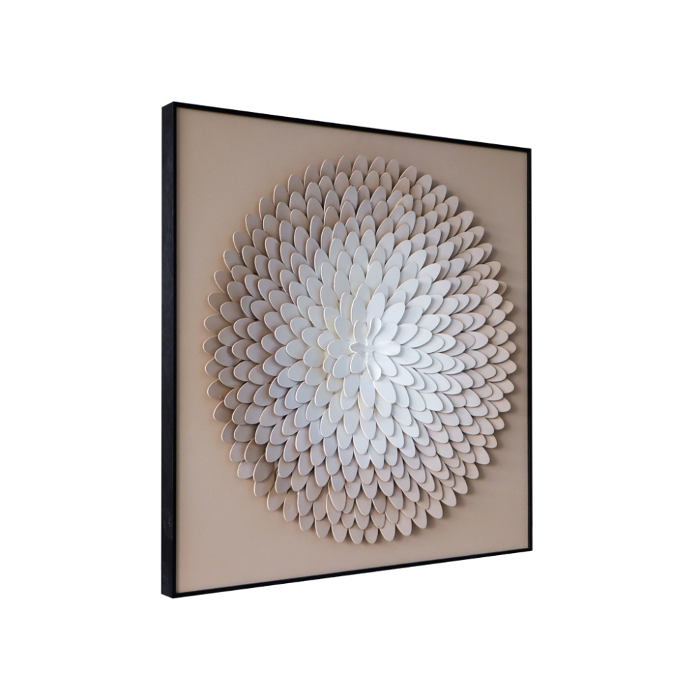 CUADRO 3D FLOR CAFÉ - Imagen 4