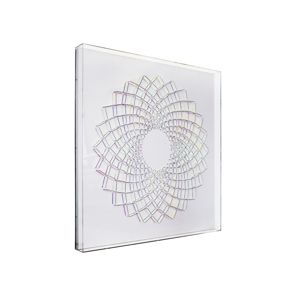 CUADRO 3D FLOR BLANCA - Imagen 4