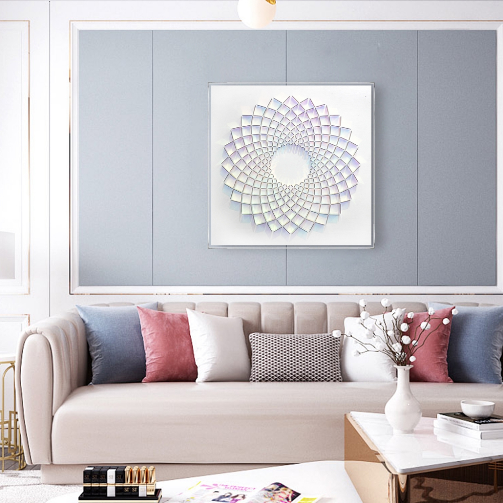 CUADRO 3D FLOR BLANCA - Imagen 2