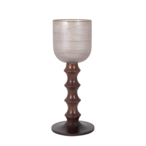 VIDRIO, HURACÁN DE MADERA DE 20´´ , RUBOR