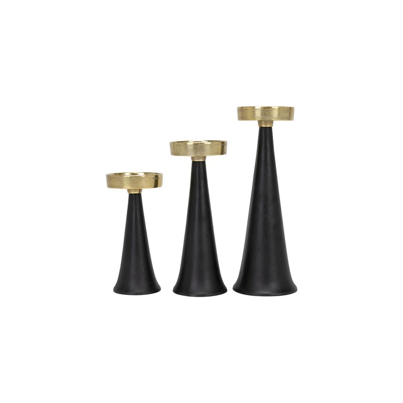 Attica Candleholders-Set 3 -SB - Imagen 2