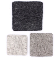 Wool Coaster Set of 3 Dia 5.85 - A - MULTI