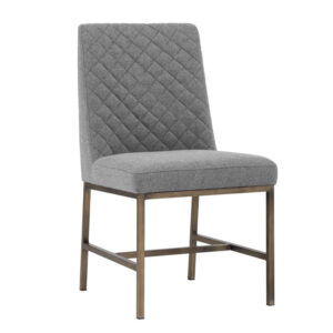 Leighland Dining Chair - Dark Grey / Fabric