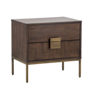 Jade Nightstand - Dark Mango