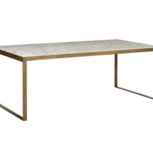 Evert Coffee Table - High - White Marble