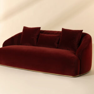 Astrid Sofa - Merlot / Fabric