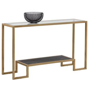 Carver Console Table - Gold
