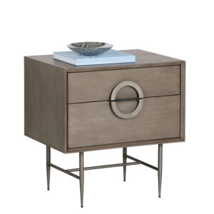 Emery Nightstand - Ash Grey