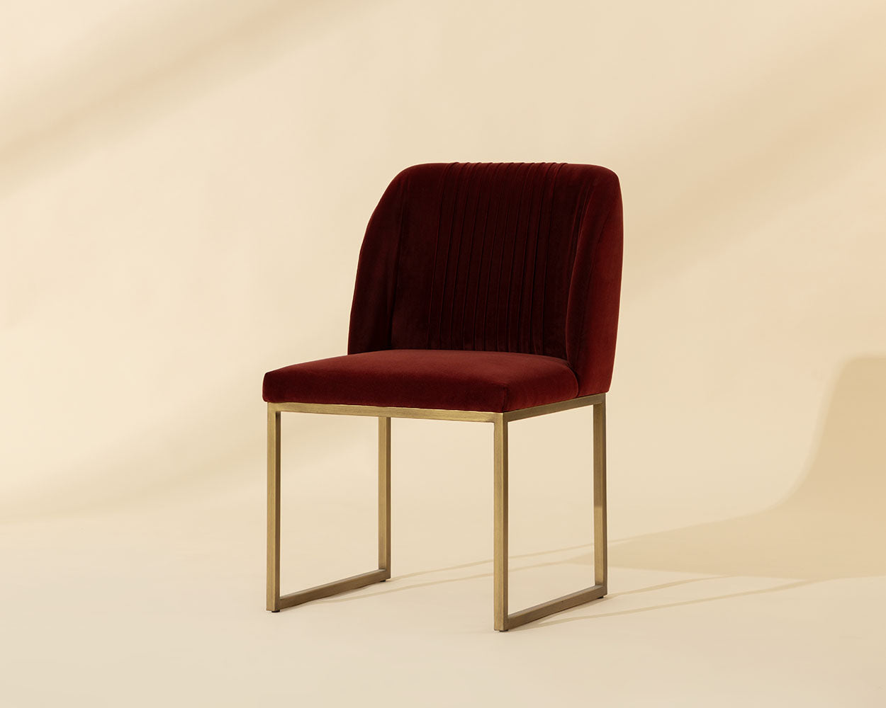 Nevin Dining Chair - Merlot / Fabric