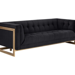 Ekon Sofa - Abbington Black / Fabric