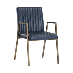 Homer Dining Armchair - Bravo Admiral / Faux Leather