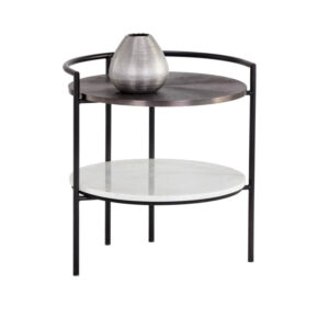 Brighton Nightstand - Gunmetal