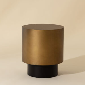 Bernaby End Table - Antique Brass