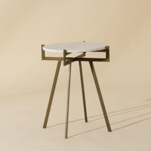 Anak End Table - White