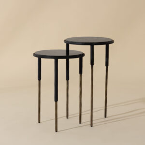 Kyrie Nesting End Tables (Set Of 2) - Black