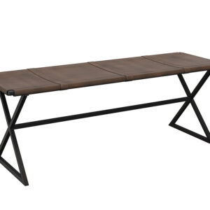 Elon Bench - Vintage Cognac / Leather
