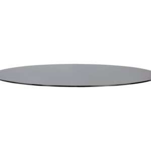 Glass Dining Table Top - 59" - Round - Smoke Grey