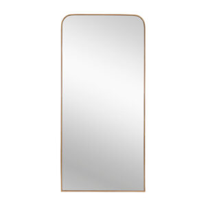 Calabasas Floor Mirror - Brass