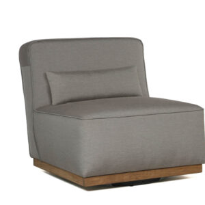 Carbonia Swivel Lounge Chair - Palazzo Taupe / Fabric