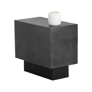 Blakely Side Table - Gunmetal
