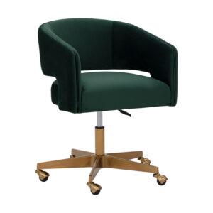 Claren Office Chair - Deep Green Sky / Fabric