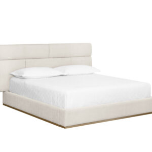 Beckham Bed - Chacha Cream / King / Fabric