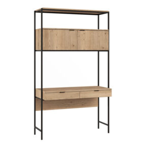Ambrose Modular Wall Desk - Rustic Oak