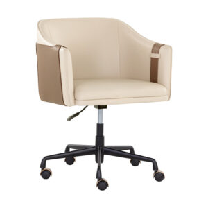 Carter Office Chair - Napa Beige / Napa Tan / Faux Leather