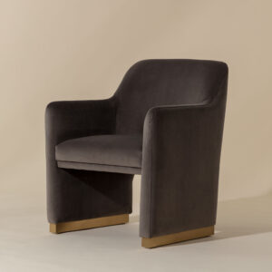 Jaime Dining Armchair - Meg Ash / Fabric