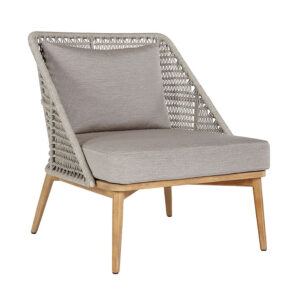 Andria Lounge Chair - Palazzo Taupe - Palazzo Taupe / Fabric