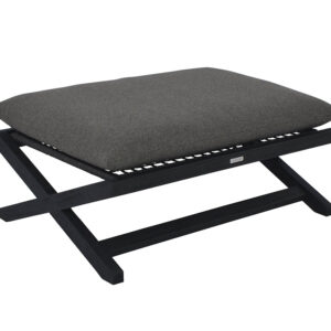 Bari Stool - Charcoal - Gracebay Grey / Fabric