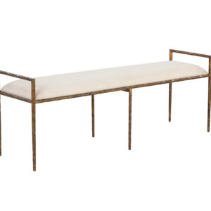 Esai Bench - Zenith Alabaster / Fabric
