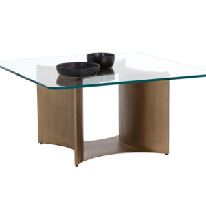 Denver Coffee Table - Antique Brass