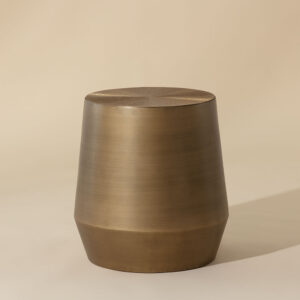Creed End Table - Antique Gold