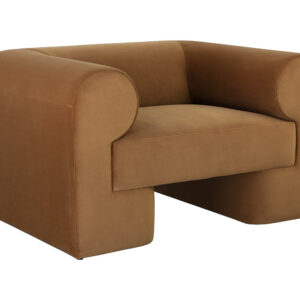 Ionic Armchair - Meg Gold / Fabric