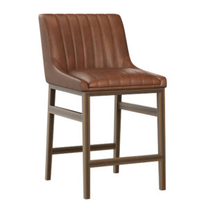 Halden Counter Stool - Bravo Cognac / Faux Leather