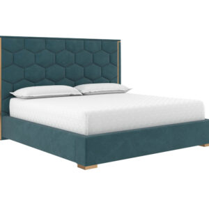 Alisha Bed - Meg Dusty Teal / King / Fabric