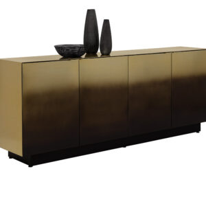 Calvosa Sideboard - Gold Black Ombre