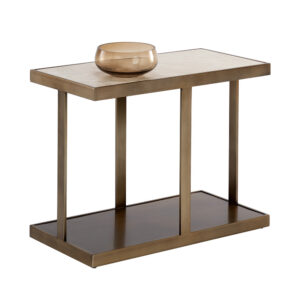 Kamali Side Table - Antique Gold