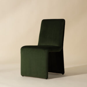 Cascata Dining Chair - Moss Green / Fabric