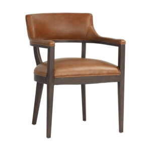 Brylea Dining Armchair - Brown - Shalimar Tobacco / Leather