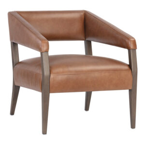 Carlyle Lounge Chair - Shalimar Tobacco / Leather